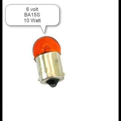 Glödlampa 46.BA15S-6v-10W