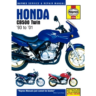 Verkstadsmanual Honda CB500 Twin