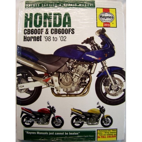 Verkstadsmanual Honda CB600F CB600FS Hornet