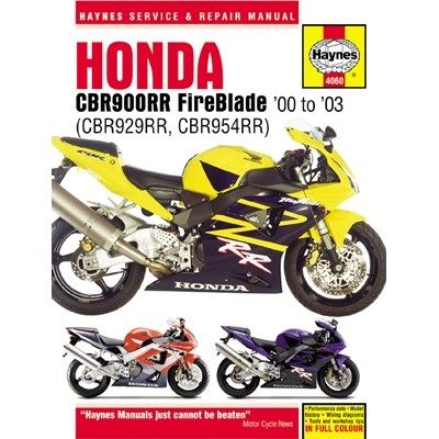 Verkstadsmanual Honda CBR900RR Fireblade