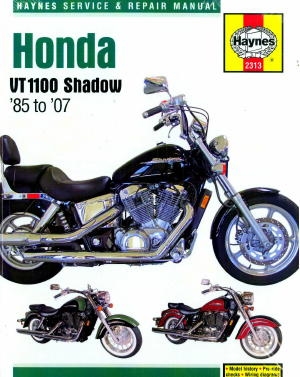Verkstadsmanual Honda VT1100 Shadow