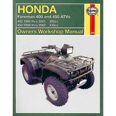 Verkstadsmanual Honda Foreman och Rubicon 95-07