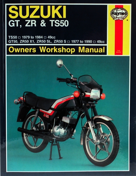 Verkstadsmanual Suzuki GT, ZR och TS50
