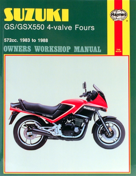 Verkstadsmanual Suzuki GS550 GSX550