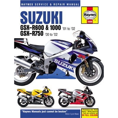 Verkstadsmanual Suzuki GSX-R600, GSX-R750, GSX-R1000