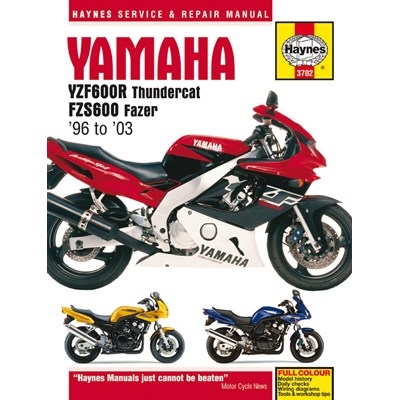 Verkstadsmanual Yamaha YZF600R, FZS 600 Fazer